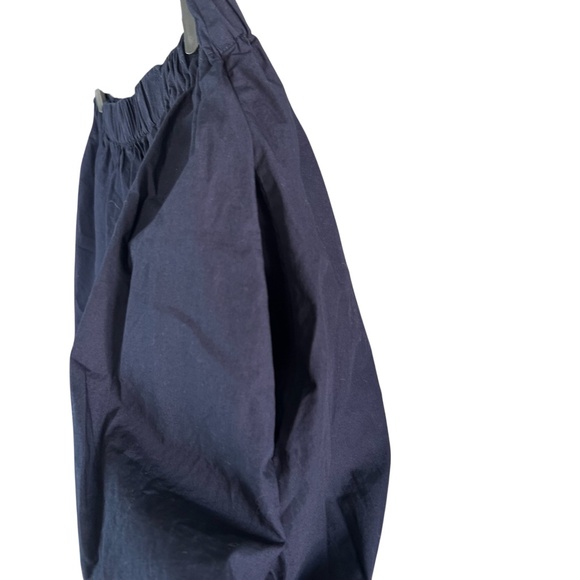 Quince 100% Organic Cotton Poplin A-line Maxi Skirt Size XS Color Navy - Picture 4 of 7